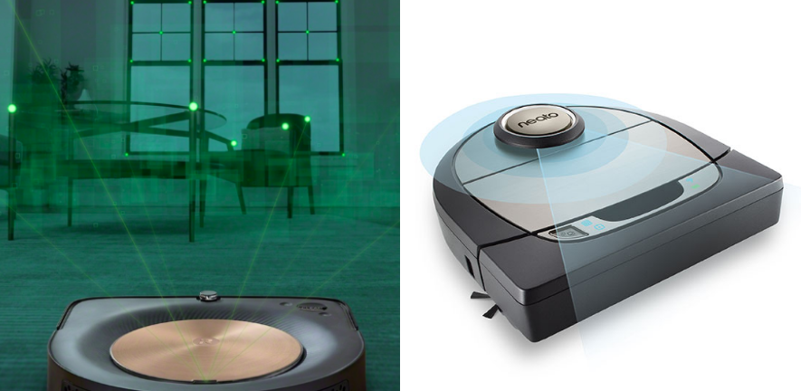 Roomba vSLAM vs Neato Lidar