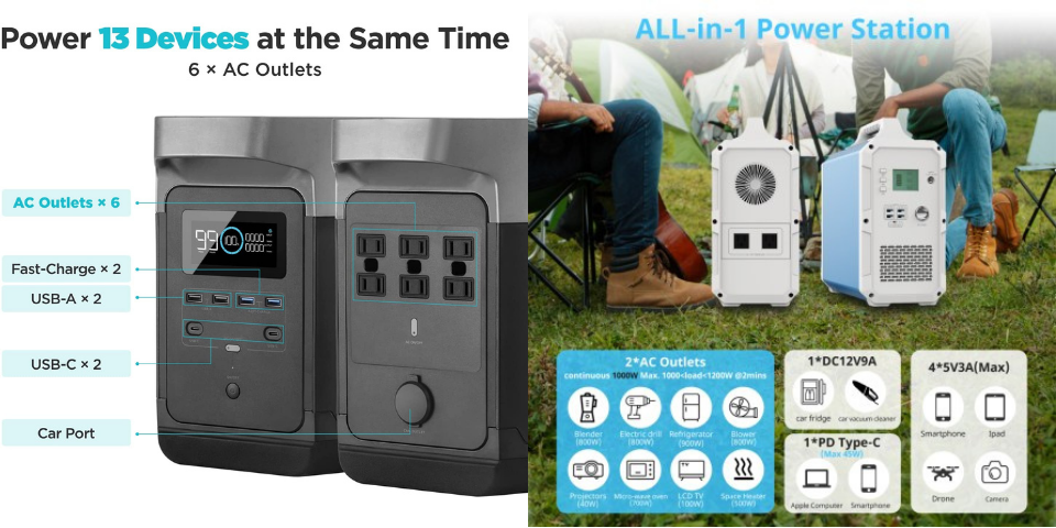 ecoflow vs bluetti features