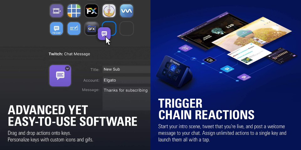 elgato stream deck vs xl vs mini software