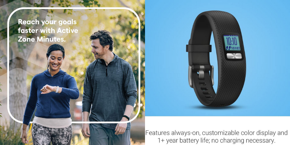 which is better fitbit inspire or garmin vivofit 4