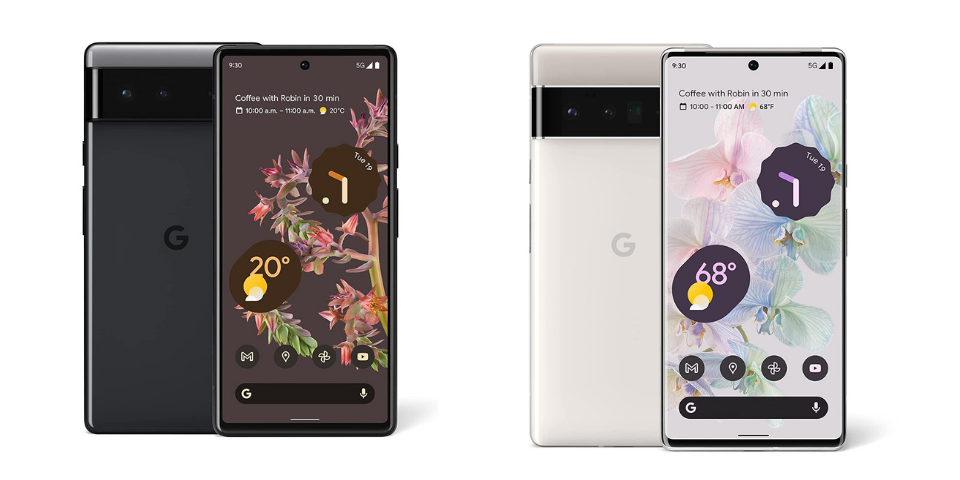 google pixel 6 vs 6 pro design