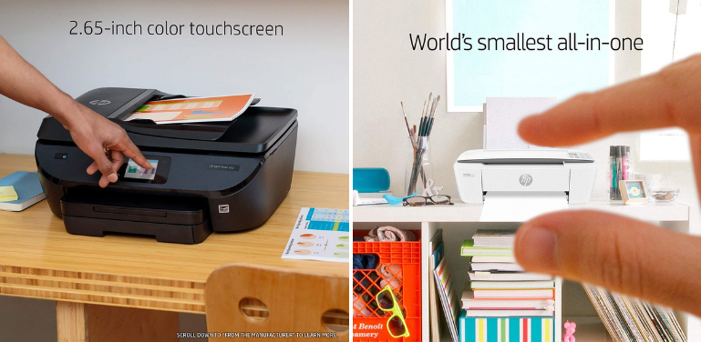 Difference between HP Envy and Deskjet printers