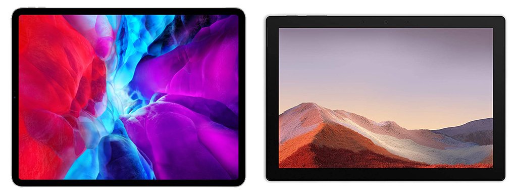 iPad vs Surface Pro 7 (iPad Pro 2020) Design