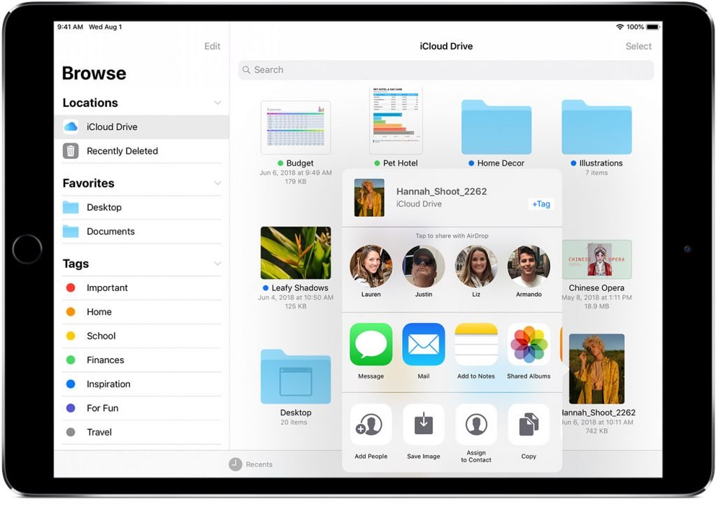 ipad 2018 icloud