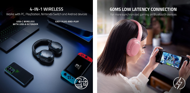 razer barracuda x vs opus x connectivity